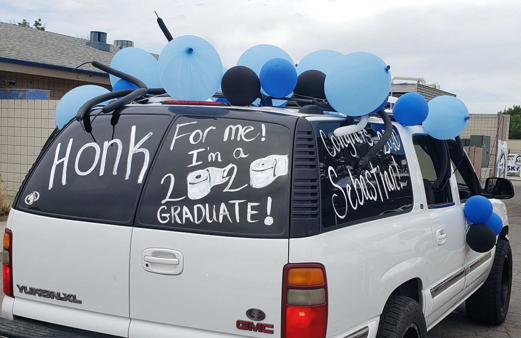 hanford west graduation car 5